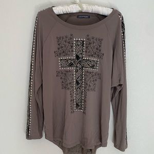 Voice of California sequined top